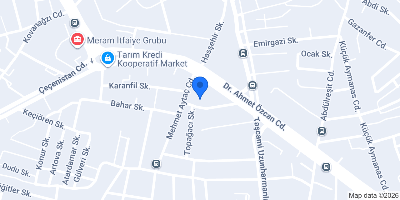 Gergi Tavan İmalat konya konumu