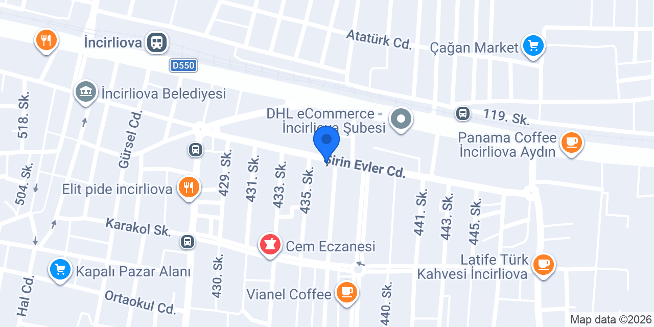 Kaan Erkek kuaförü konumu