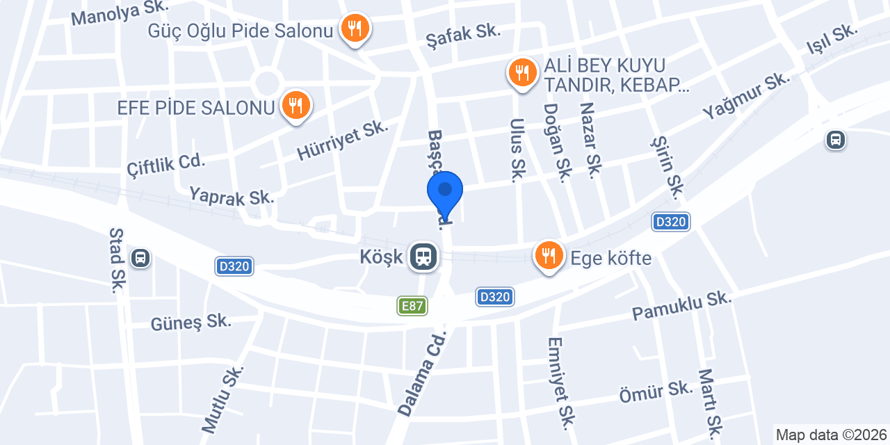 Adnan Menderes İlkokulu konumu