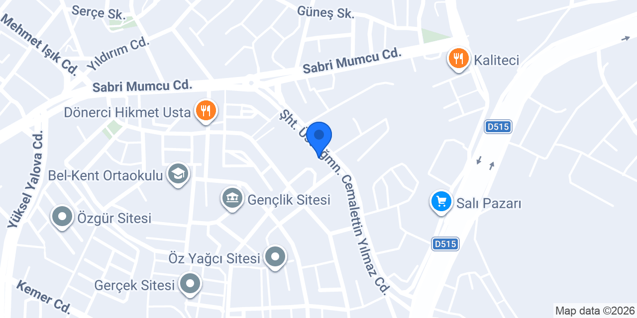Şahin Mobilya Spot konumu