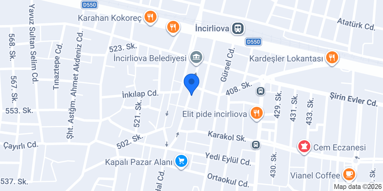 Ege Müzik Çiçek Evi konumu