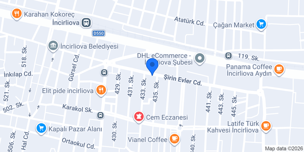 Cam Dünyası konumu