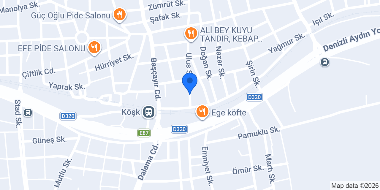 Teras et konumu