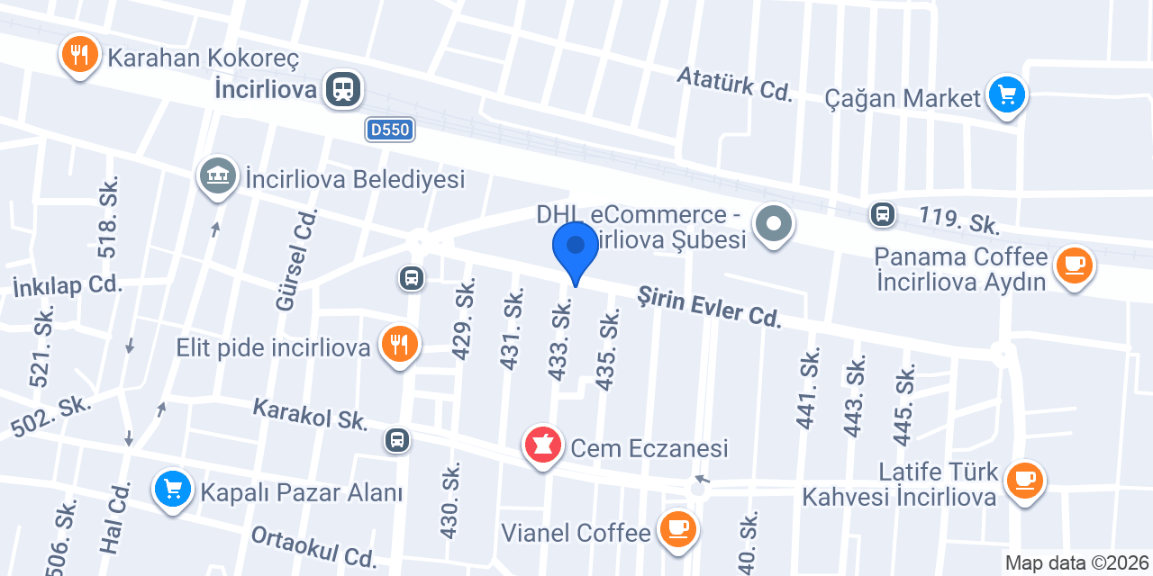 Kurtuluş Çiçekçilik konumu