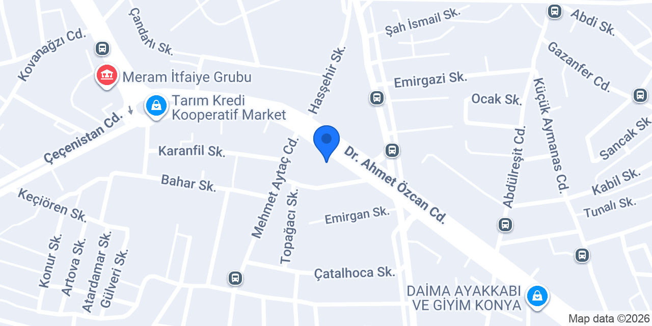 Konya Işıltı Dent konumu
