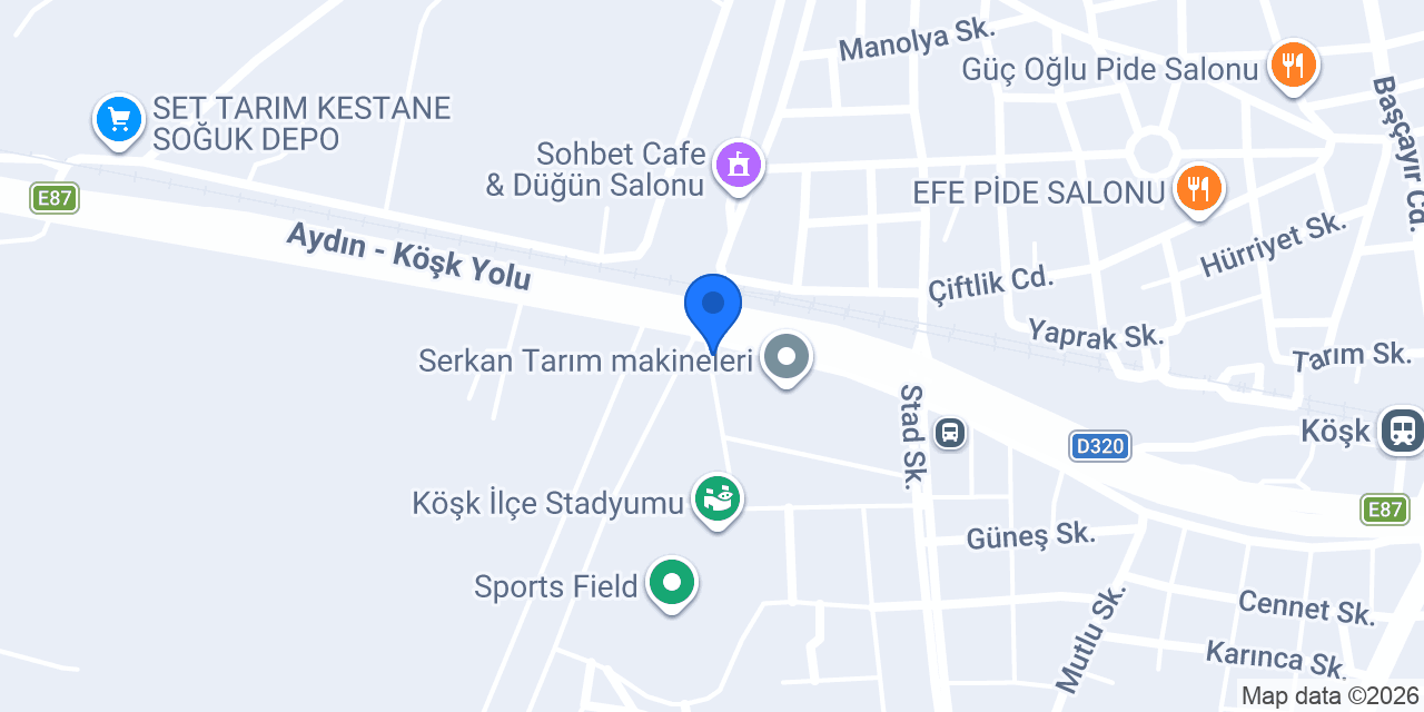 Öztürk Ticaret konumu