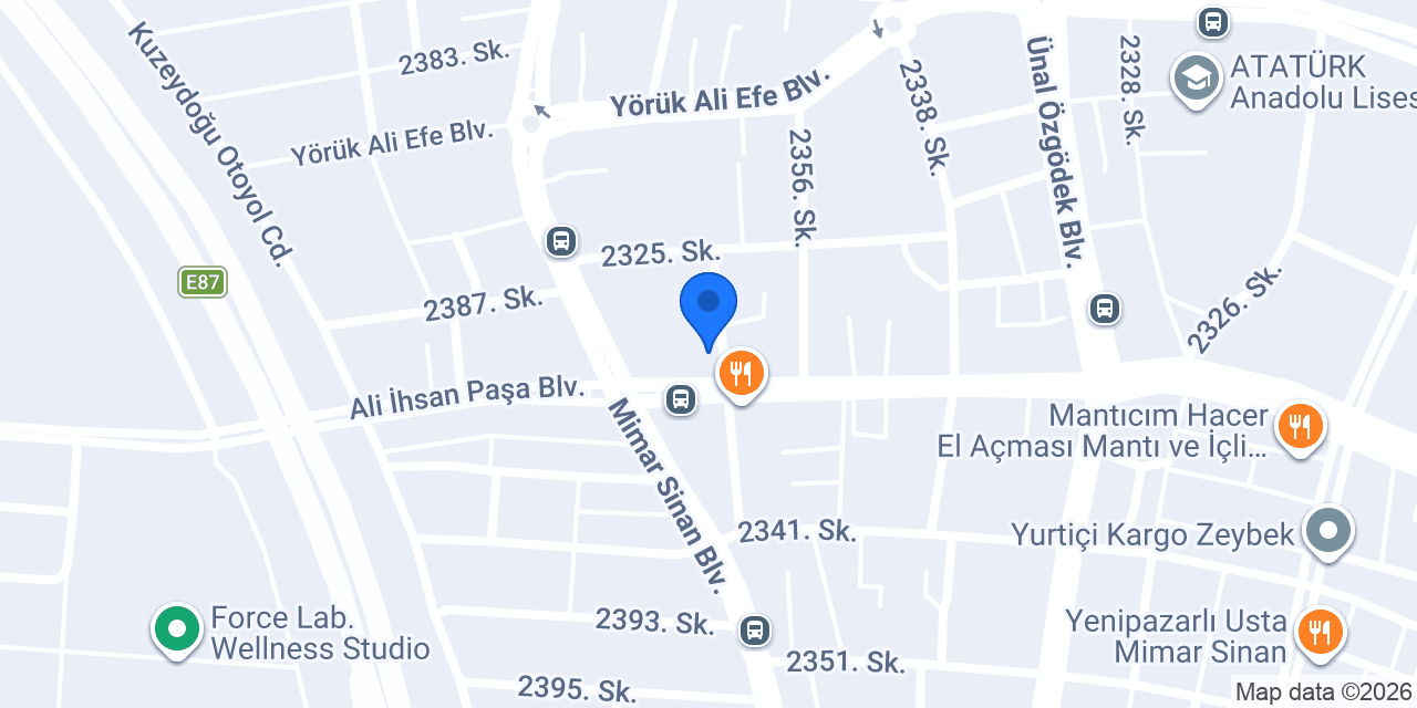 Onat Pide Lahmacun Salonu konumu