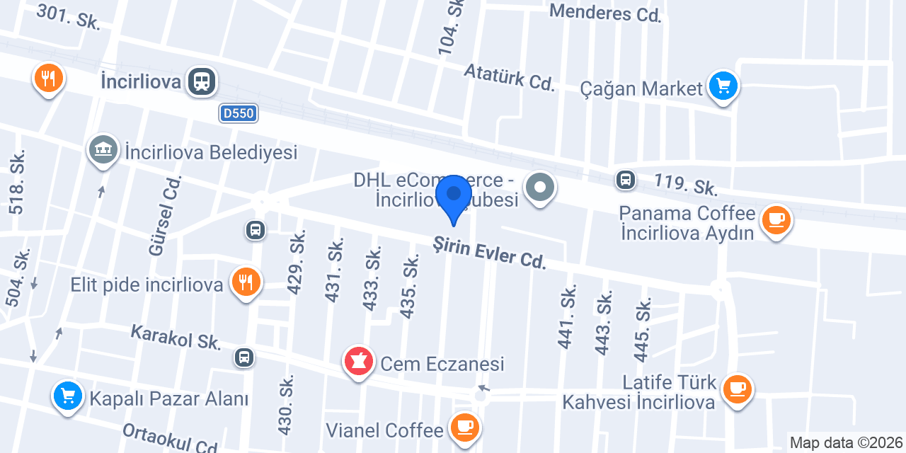 Olea Veteriner Kliniği konumu