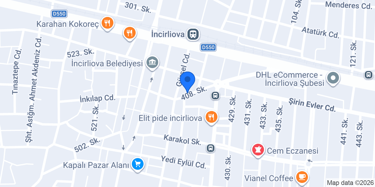 Diş Hekimi Mehtap Doğan konumu