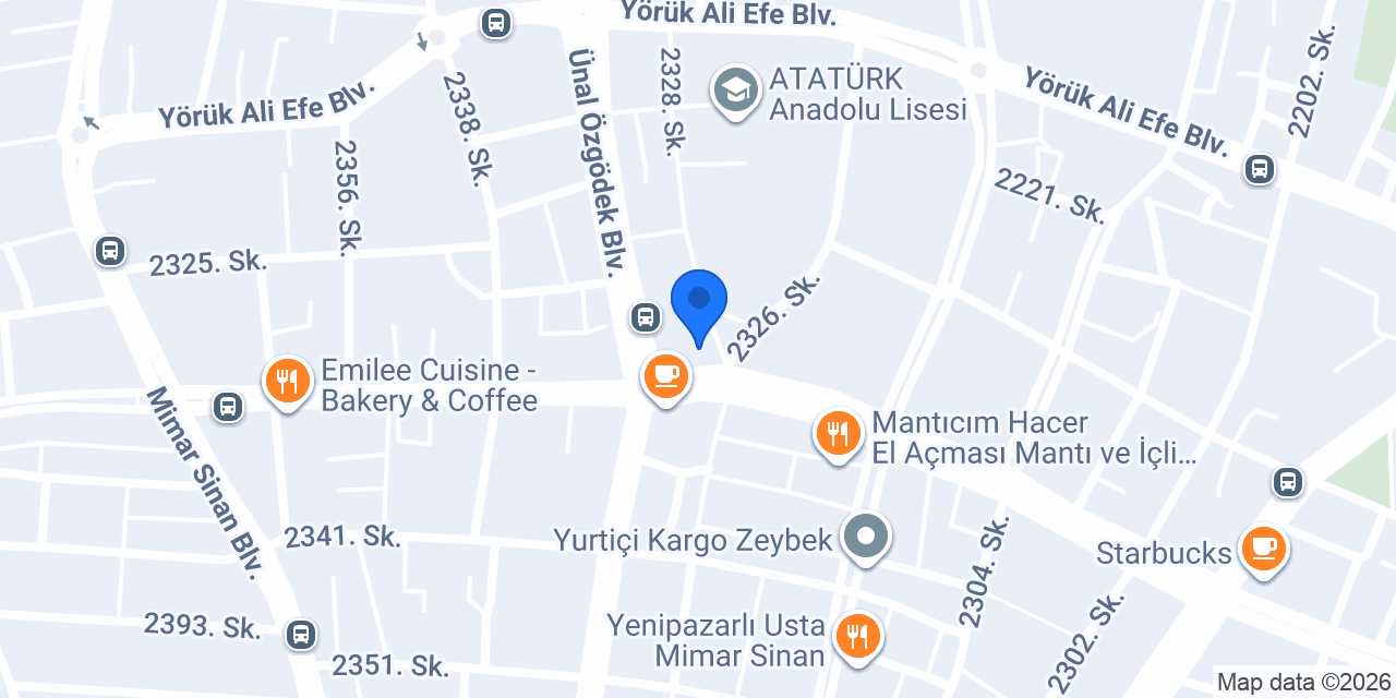 Kahve Deryası Mimar Sinan konumu