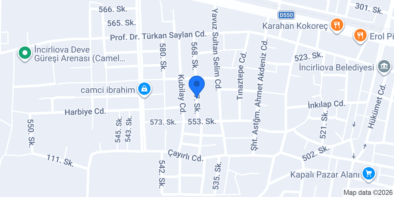 Çiceksöğüt Yapı Sistemleri konumu