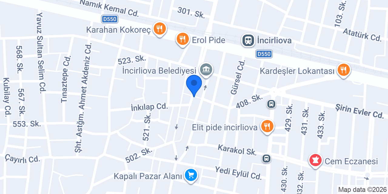 Yağmur unlu mamülleri cafe konumu