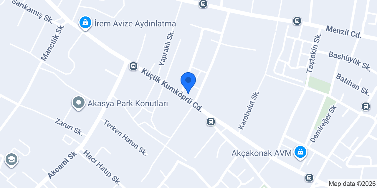 YAĞIZSTORE konumu