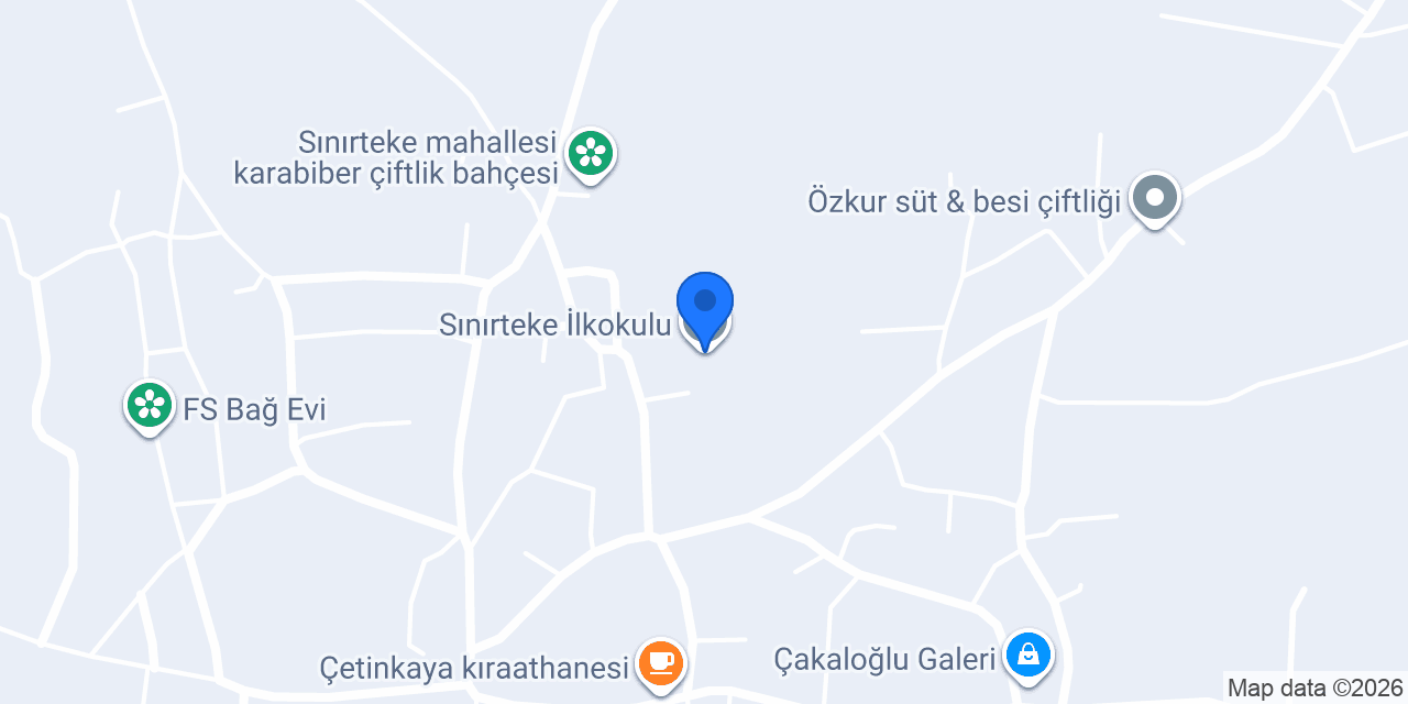 Sınırteke İlkokulu konumu
