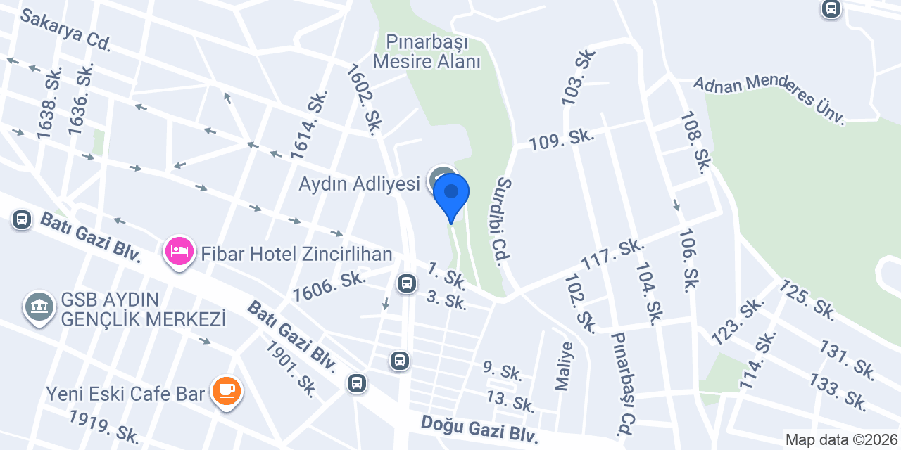 Aydın Baro Başkanlığı konumu