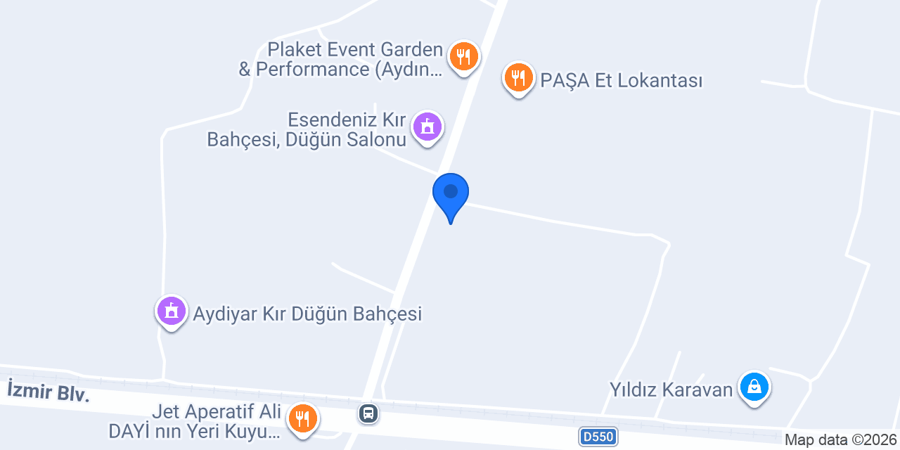 Paşa Bahçe Restorant konumu