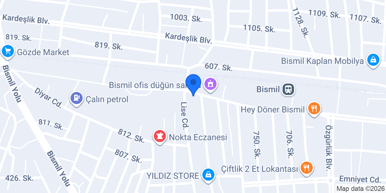 Bismil TMO konumu
