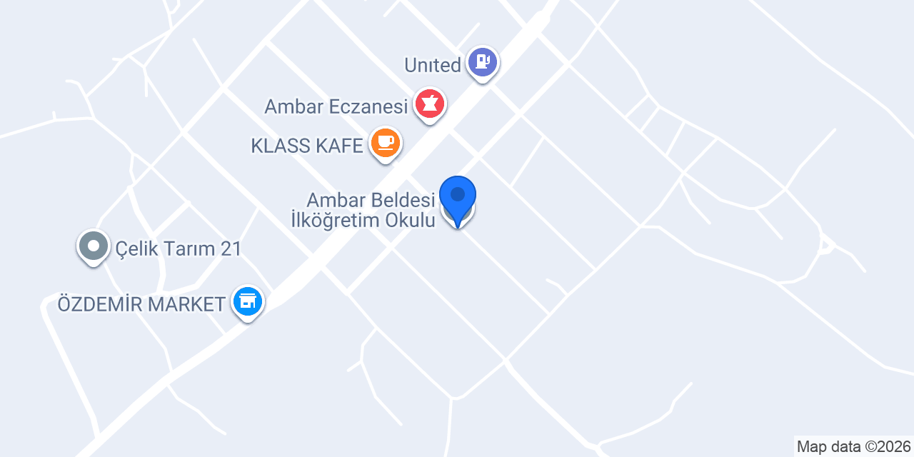 Ambar Beldesi İlköğretim Okulu konumu
