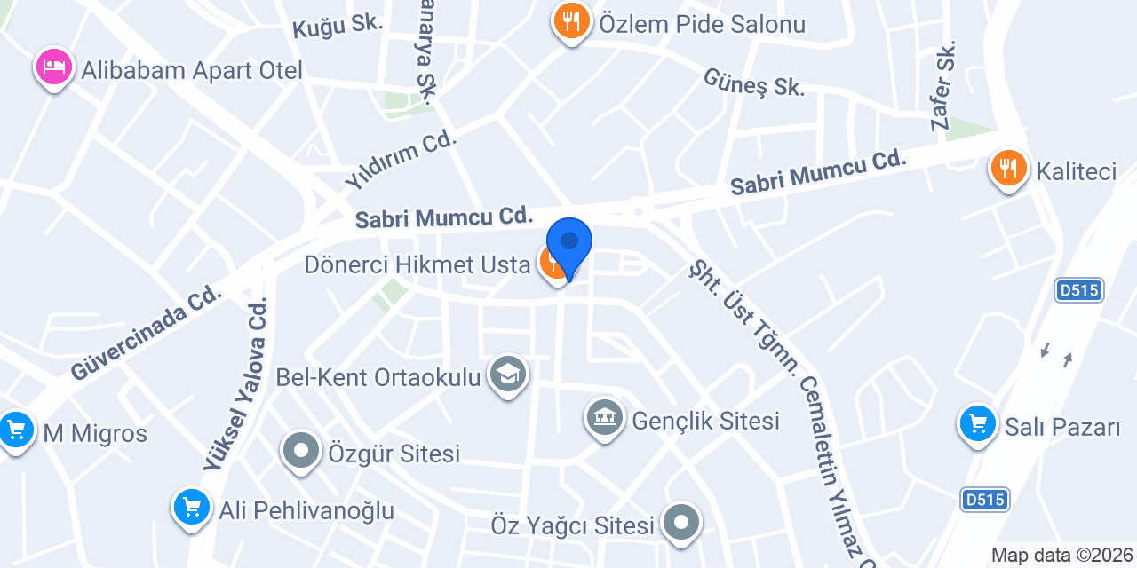 Gümüş Kasap konumu