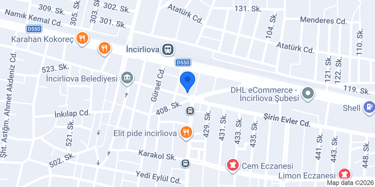 Aydın börekcisi konumu