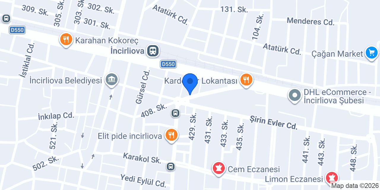Kardeş Ofset konumu
