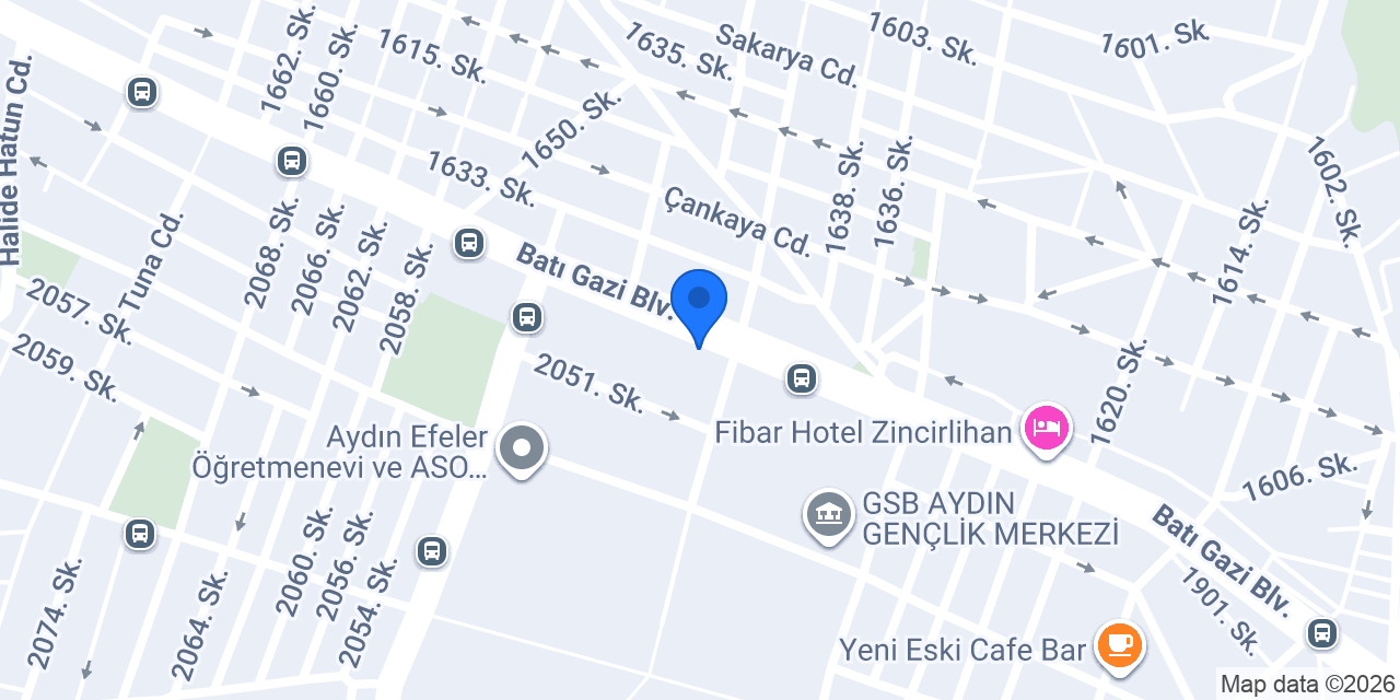 Güven Sürücü Kursu Aydın konumu