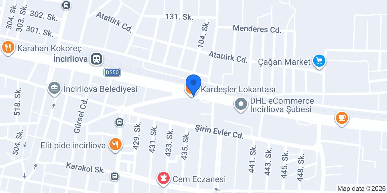 Afşarlar Tarım Ürünleri konumu
