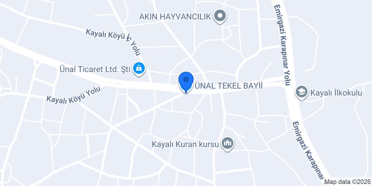 ÜNAL TEKEL BAYİİ konumu