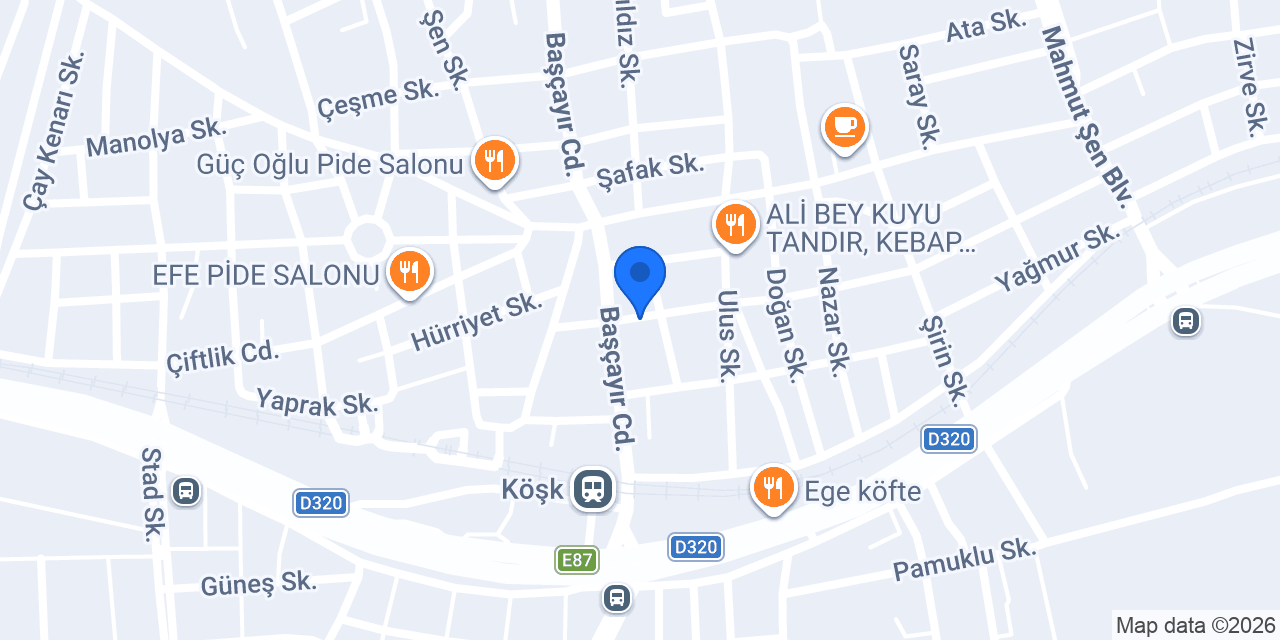 Saray Kuyumculuk konumu