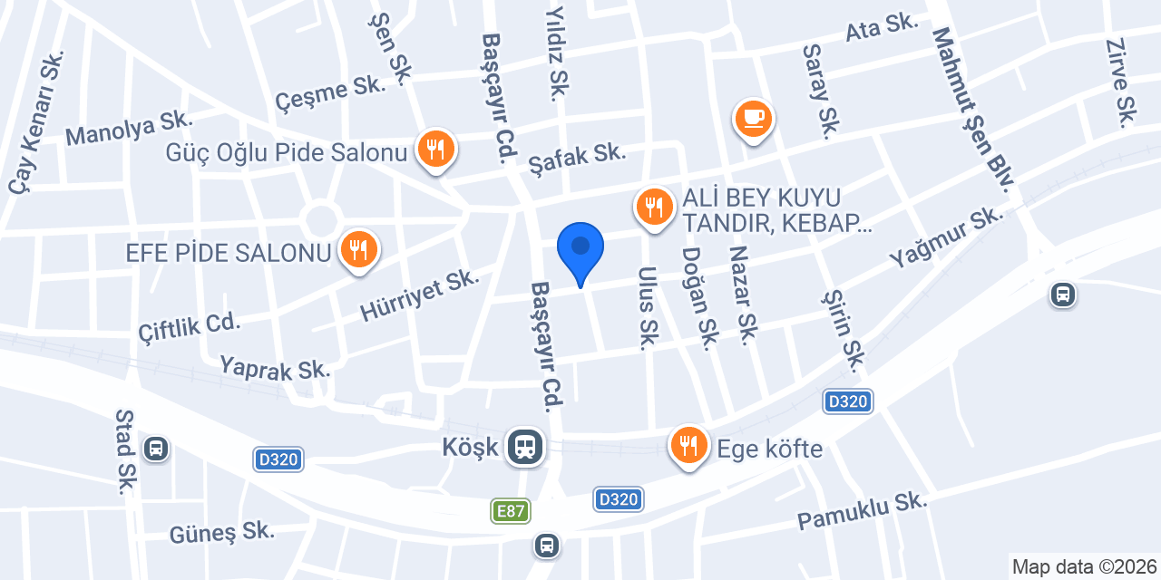 Gülmece Cafe konumu