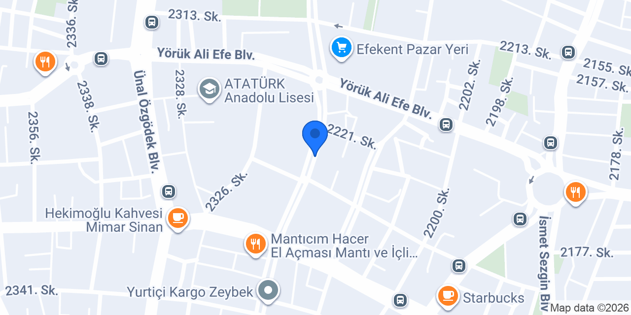 Şengün Kadın Terzi konumu