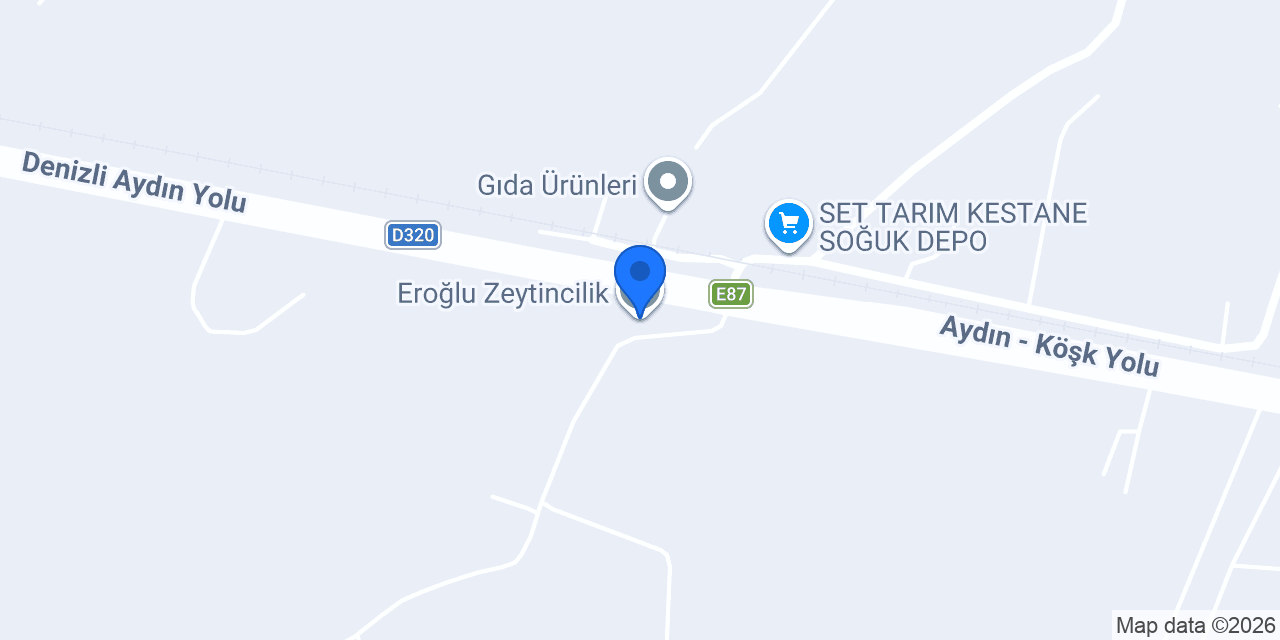 Eroğlu Zeytincilik konumu