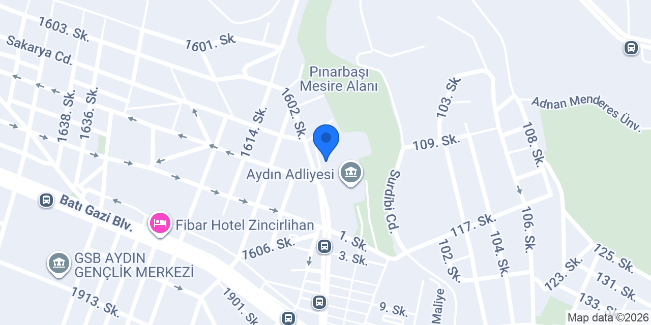 Aydın Valiliği konumu