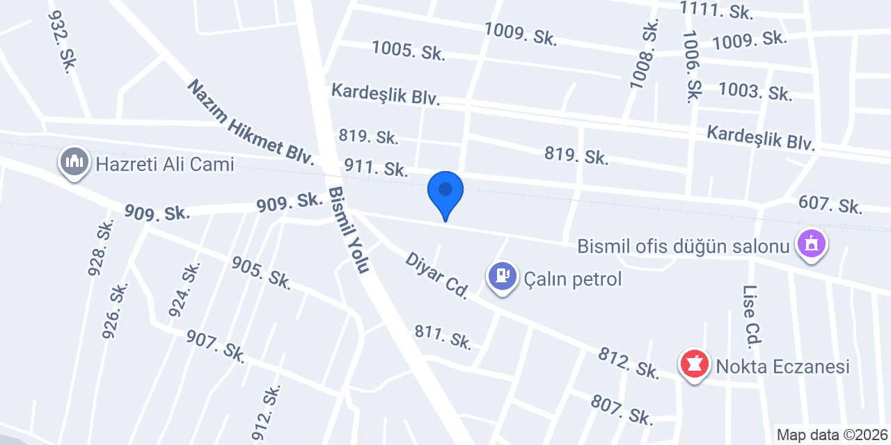 Büşra Yaman Mimarlık konumu