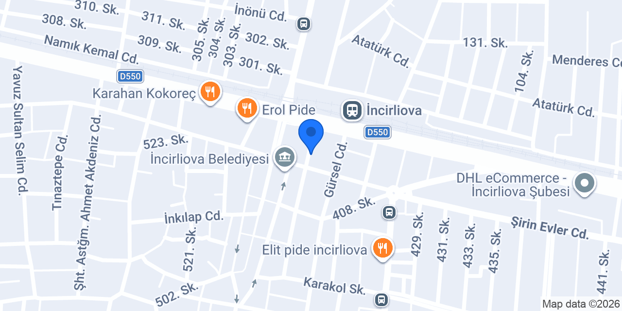 Ersa Yapı Tasarım konumu
