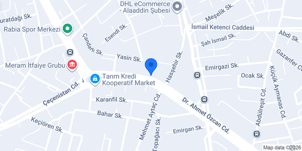 YAMAN HOME AVİZE konumu
