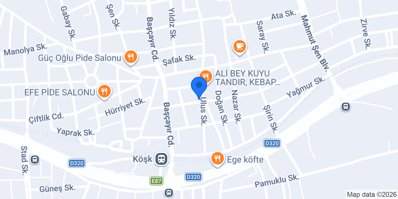KÖŞK PİDE SALONU konumu
