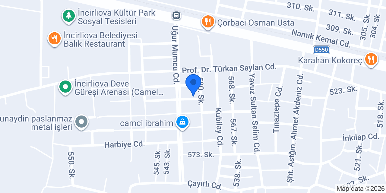 Mermerit İncimer konumu