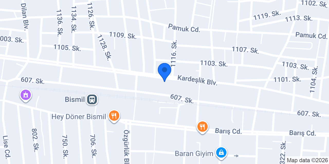 Bismil Kaplan Mobilya konumu