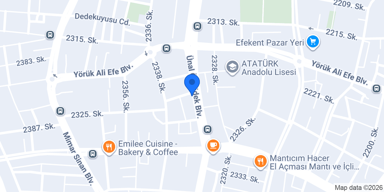 Mimar Sinan Eczanesi konumu