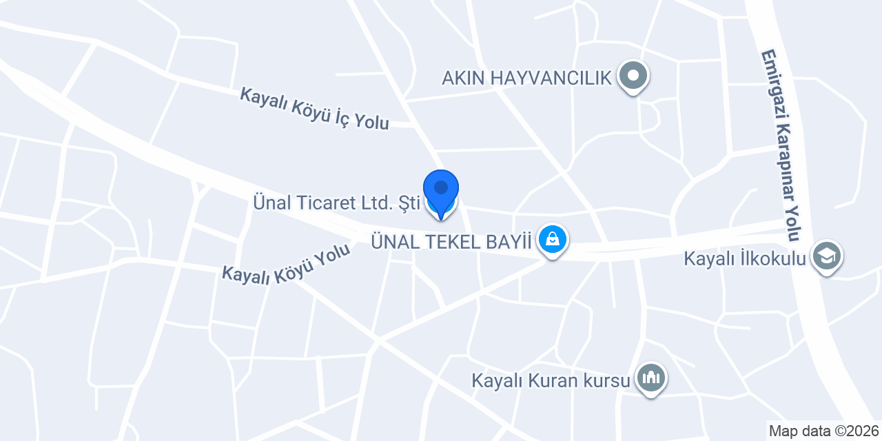 Ünal Ticaret Ltd. Şti. konumu