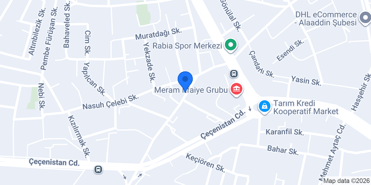 Tesisat caferoğulları konumu