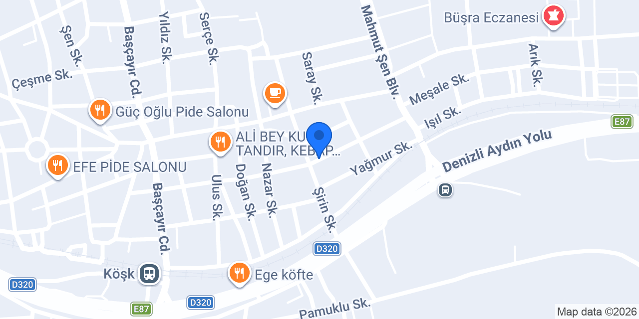 GÖZDE ÇİÇEKÇİLİK KÖŞK konumu