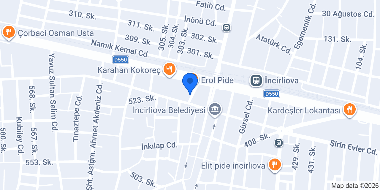 Anadolu Lavaş konumu