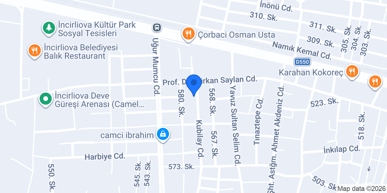 Taşkın Mobilya konumu