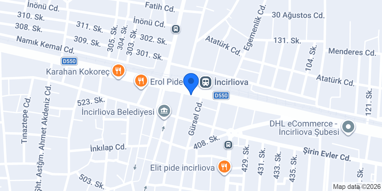 KEYİF MOBİLYA İNCİRLİOVA konumu