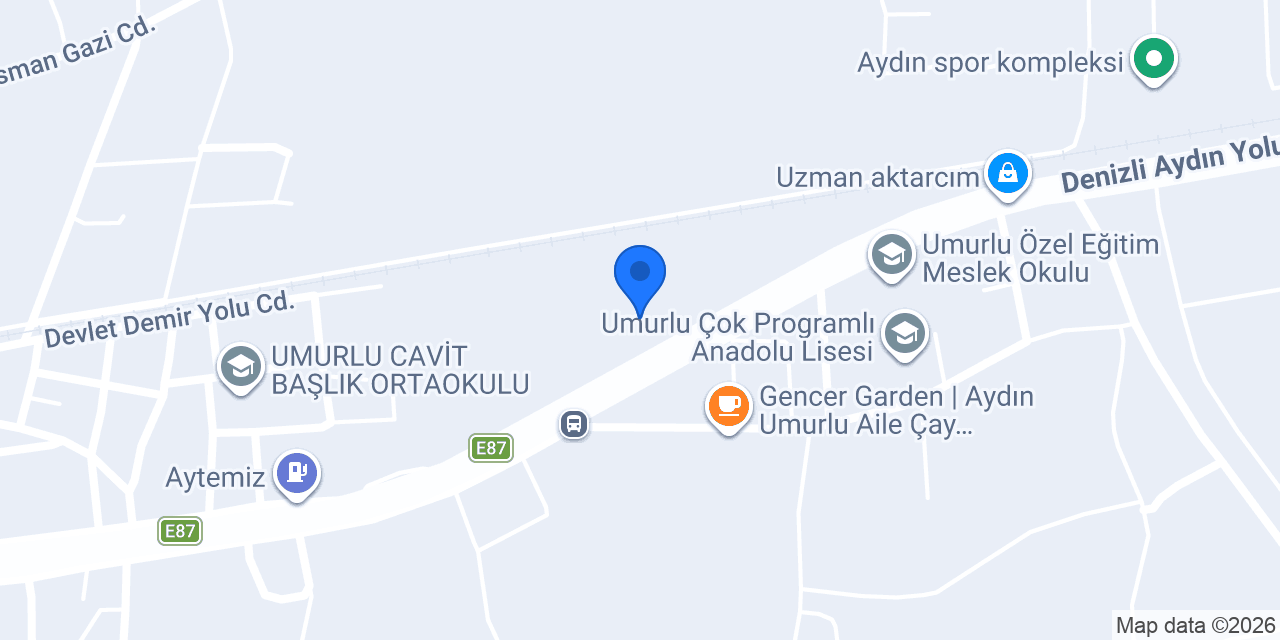 UMURLU KAROSER San. ve Tic. Ltd. Şti. konumu