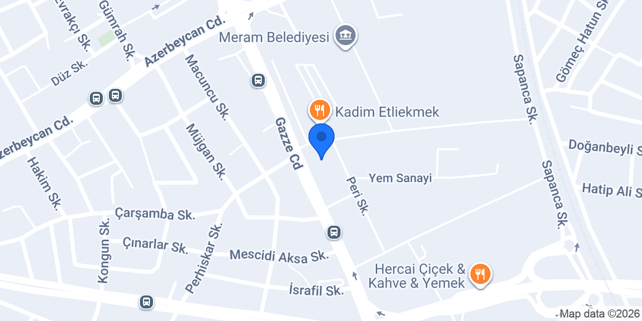 Maydonoz Döner Meram konumu
