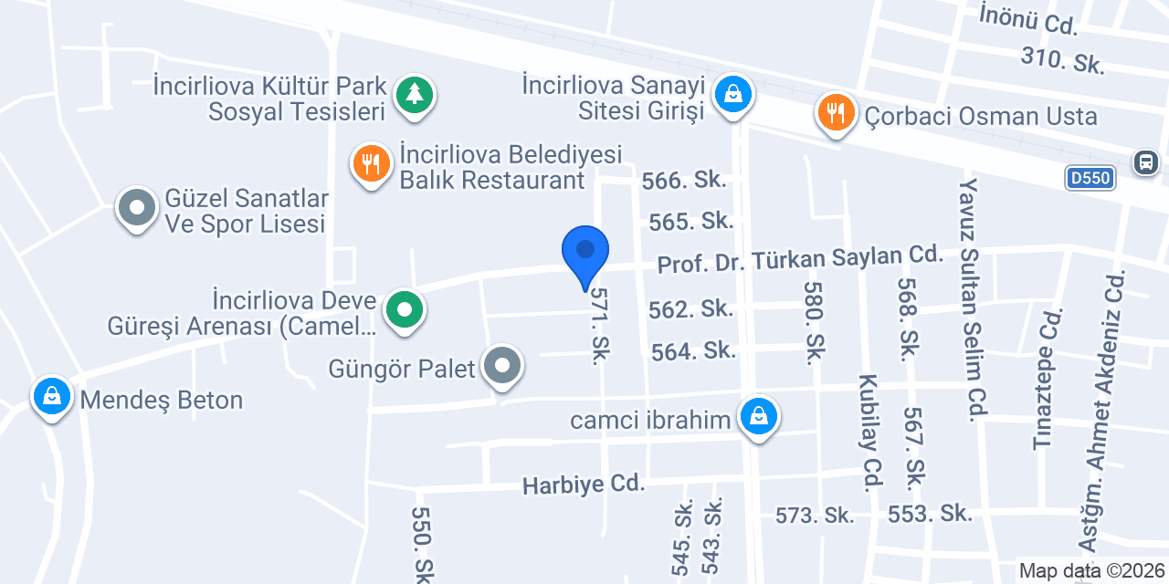 Şahin Ticaret konumu