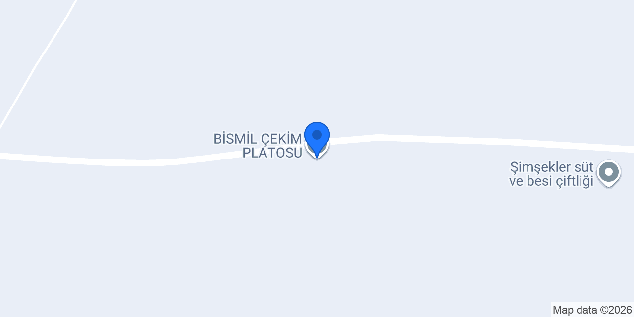 BİSMİL ÇEKİM PLATOSU konumu